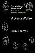 Cover: Victoria Welby - Cambridge University Press
