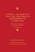 Cover: Ethics, Aesthetics and the Historical Dimension of Language - Bloomsbury Academic