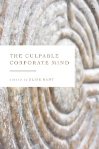 Abbildung von: The Culpable Corporate Mind - Hart Publishing