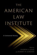 Cover: The American Law Institute - Oxford University Press Inc