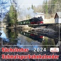 Cover: S&auml;chsischer Schmalspurbahnkalender 2024 - Bildverlag B&ouml;ttger GbR