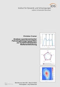 Cover: Analyse querdynamischer Fahrzeugbewegungsgr&ouml;&szlig;en zur funktionsbasierten Reifenentwicklung - TEWISS