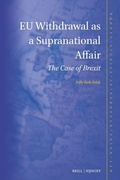 Cover: EU Withdrawal as a Supranational Affair - Martinus Nijhoff