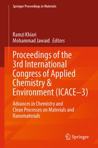 Abbildung von: Proceedings of the 3rd International Congress of Applied Chemistry & Environment (ICACE-3) - Springer