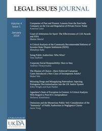 Abbildung von: Legal Issues Journal 4(1) - Sulis Academic