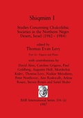 Cover: Shiqmim I, Part ii - British Archaeological Reports Oxford Ltd