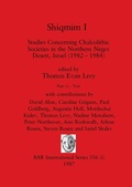 Cover: Shiqmim I, Part i - British Archaeological Reports Oxford Ltd