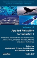 Cover: Applied Reliability for Industry 1 - Wiley-ISTE