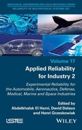 Cover: Applied Reliability for Industry 2 - Wiley-ISTE