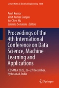 Cover: Proceedings of the 4th International Conference on Data Science, Machine Learning and Applications - Springer
