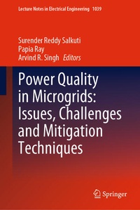Enlarge image Cover: Power Quality in Microgrids: Issues, Challenges and Mitigation Techniques - Springer