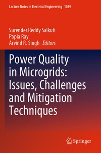 Enlarge image Cover: Power Quality in Microgrids: Issues, Challenges and Mitigation Techniques - Springer