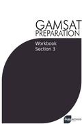 Cover: GAMSAT Preparation Workbook Section 3 - Michael Tan