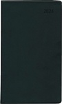 Bild: Taschenplaner Leporello PVC schwarz 2024 9,5x16 1M/1S - Neumann Verlage GmbH & Co. KG