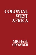 Cover: Colonial West Africa - Routledge