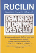 Cover: Kriegsgedenken und Opfererinnerung in R&uuml;sselsheim und den Stadtteilen Ha&szlig;loch, K&ouml;nigst&auml;dten und Bauschheim - Heimatverein R&uuml;sselsheim 1905