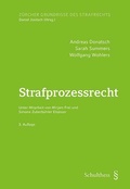 Cover: Strafprozessrecht - Schulthess Juristische Medien