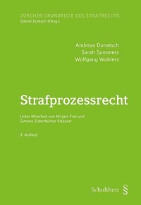 Abbildung von: Strafprozessrecht - Schulthess Juristische Medien