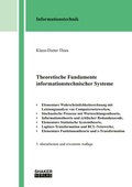 Cover: Theoretische Fundamente informationstechnischer Systeme (3. &uuml;berarbeitete und erweiterte Auflage) - Shaker