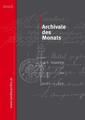 Cover: Archivale des Monats (2022) - Vorarlberger Landesarchiv