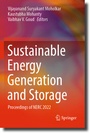 Cover: Sustainable Energy Generation and Storage - Springer
