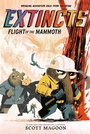 Cover: The Extincts: Flight of the Mammoth (The Extincts #2) - Amulet Books