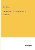 Cover: Zeitschrift fuer Deutsches Alterthum - Anatiposi Verlag