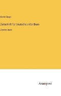 Cover: Zeitschrift fuer Deutsches Alterthum - Anatiposi Verlag
