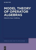 Cover: Model Theory of Operator Algebras - De Gruyter