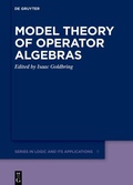 Cover: Model Theory of Operator Algebras - De Gruyter