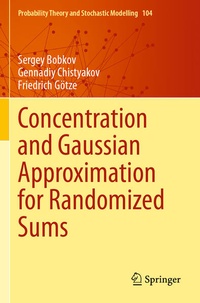 Enlarge image Cover: Concentration and Gaussian Approximation for Randomized Sums - Springer