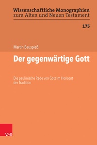 Abbildung von: Der gegenwärtige Gott - Vandenhoeck & Ruprecht