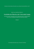 Cover: Geschichte der Physik an der Universit&auml;t Leipzig - Hirzel