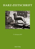 Bild: Harz-Zeitschrift für den Harz-Verein für Geschichte und Altertumskunde / Harz-Zeitschrift - Lukas Verlag für Kunst- und Geistesgeschichte