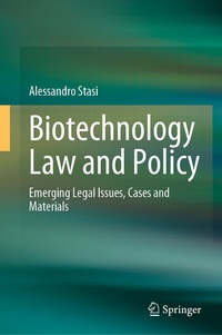 Abbildung von: Biotechnology Law and Policy - Springer