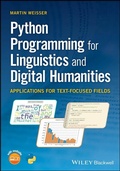 Cover: Python Programming for Linguistics and Digital Humanities - Wiley