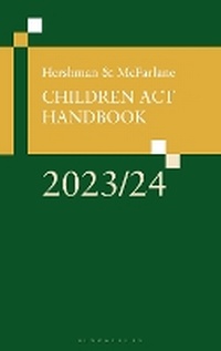 Abbildung von: Hershman & McFarlane: Children Act Handbook 2023/24 - Bloomsbury Professional