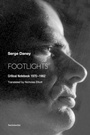 Cover: Footlights - Semiotext (E)