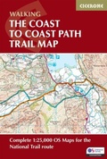 Cover: Walking the Coast to Coast Path Trail Map - Cicerone Press