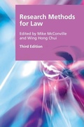 Cover: Research Methods for Law - Edinburgh University Press