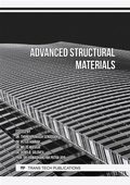 Cover: Advanced Structural Materials - Trans Tech Publications Ltd