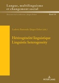 Cover: H&eacute;t&eacute;rog&eacute;n&eacute;it&eacute; linguistique / Linguistic Heterogeneity - Peter Lang Verlag