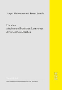 Abbildung von: Die alten arischen und baltischen Lehnverben der uralischen Sprachen - J.H.Röll Verlag