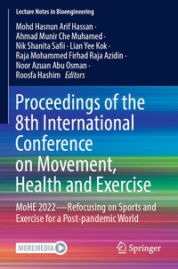 Enlarge image Cover: Proceedings of the 8th International Conference on Movement, Health and Exercise - Springer