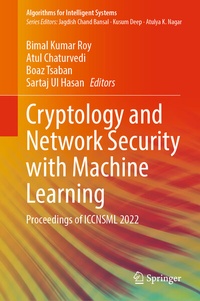 Enlarge image Cover: Cryptology and Network Security with Machine Learning - Springer