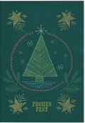 Cover: VE Weihnachten Klappkarte Motiv Frohes Fest 5 Ex. - Gerstenberg