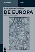 Cover: Enea Silvio Piccolomini: De Europa - De Gruyter