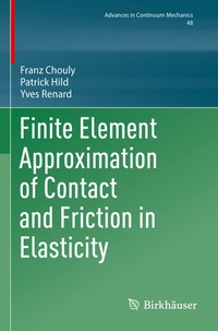 Enlarge image Cover: Finite Element Approximation of Contact and Friction in Elasticity - Birkhäuser