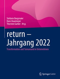 Abbildung von: return - Jahrgang 2022 - Springer Gabler