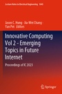 Bild: Innovative Computing Vol 2 - Emerging Topics in Future Internet - Springer
